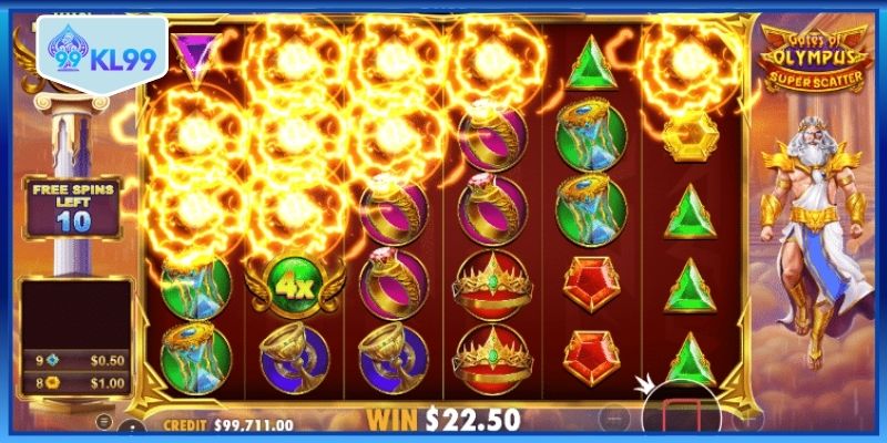 Nhiều biểu tượng đặc biệt xuất hiện khi quay hũ